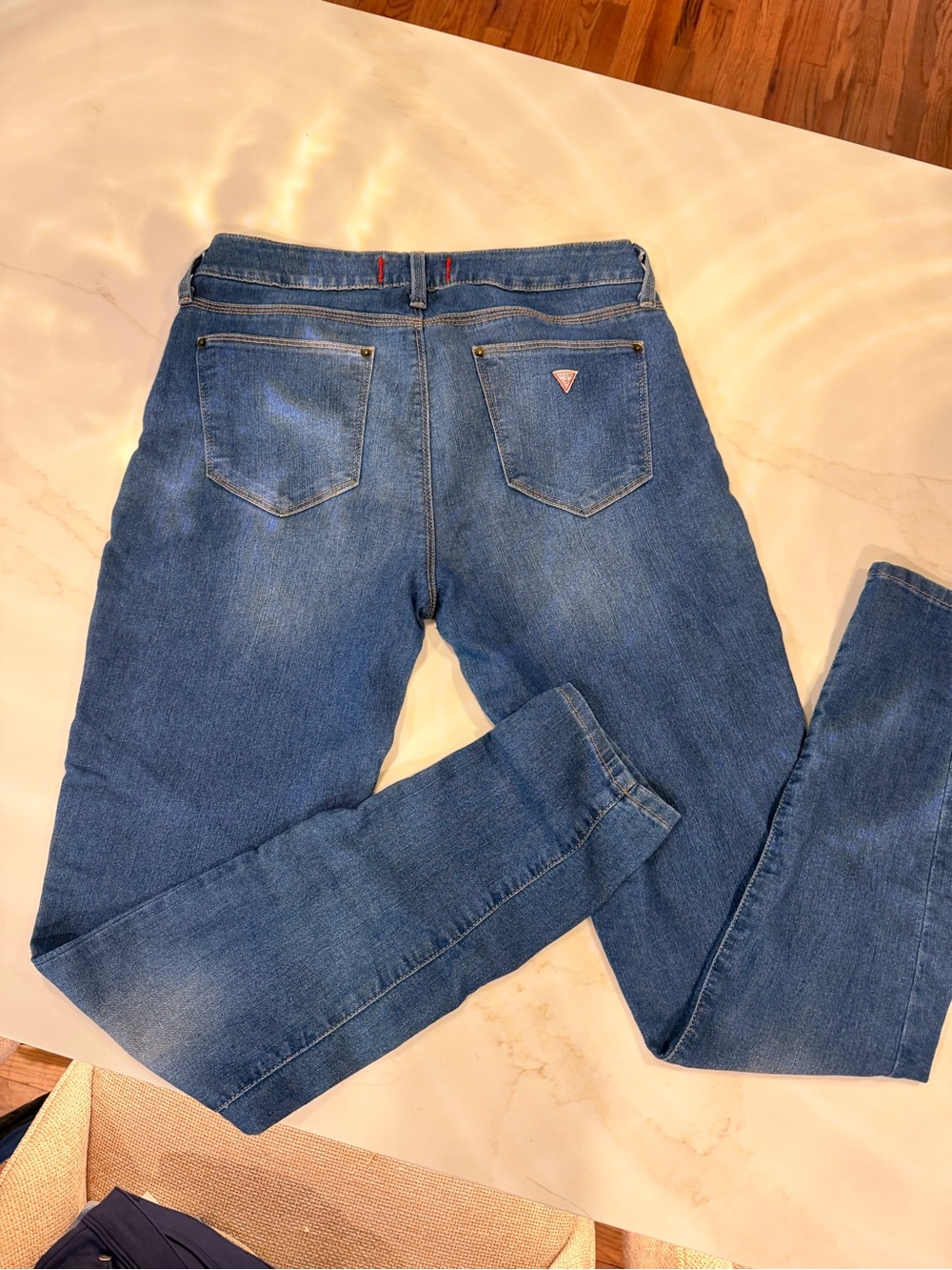 Guess Heritage Mid Rise Blue Women's Jeans